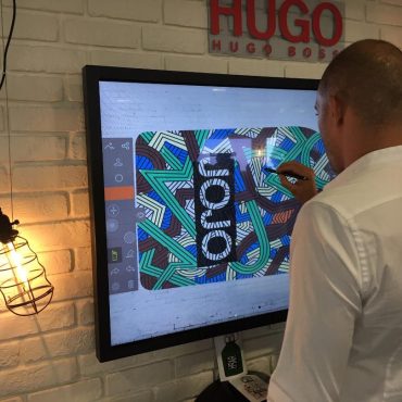 Lancement d’un parfum Hugo Boss avec le Digital Graffiti